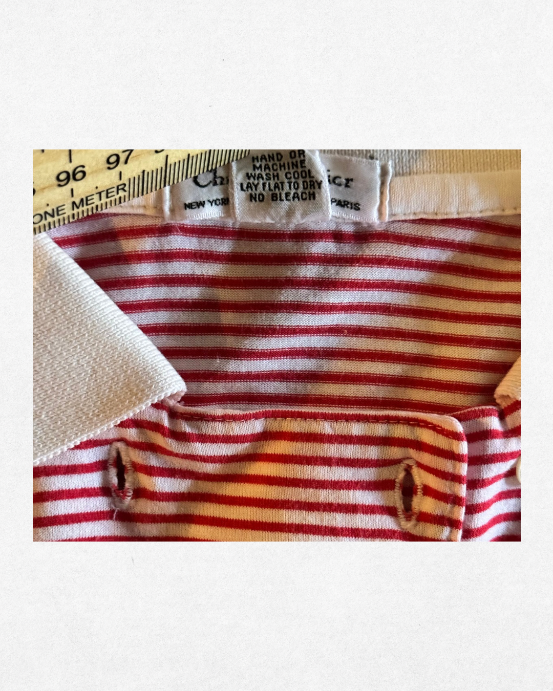 Vintage Christian Dior "Actifs" Cotton Polo Shirt Size M