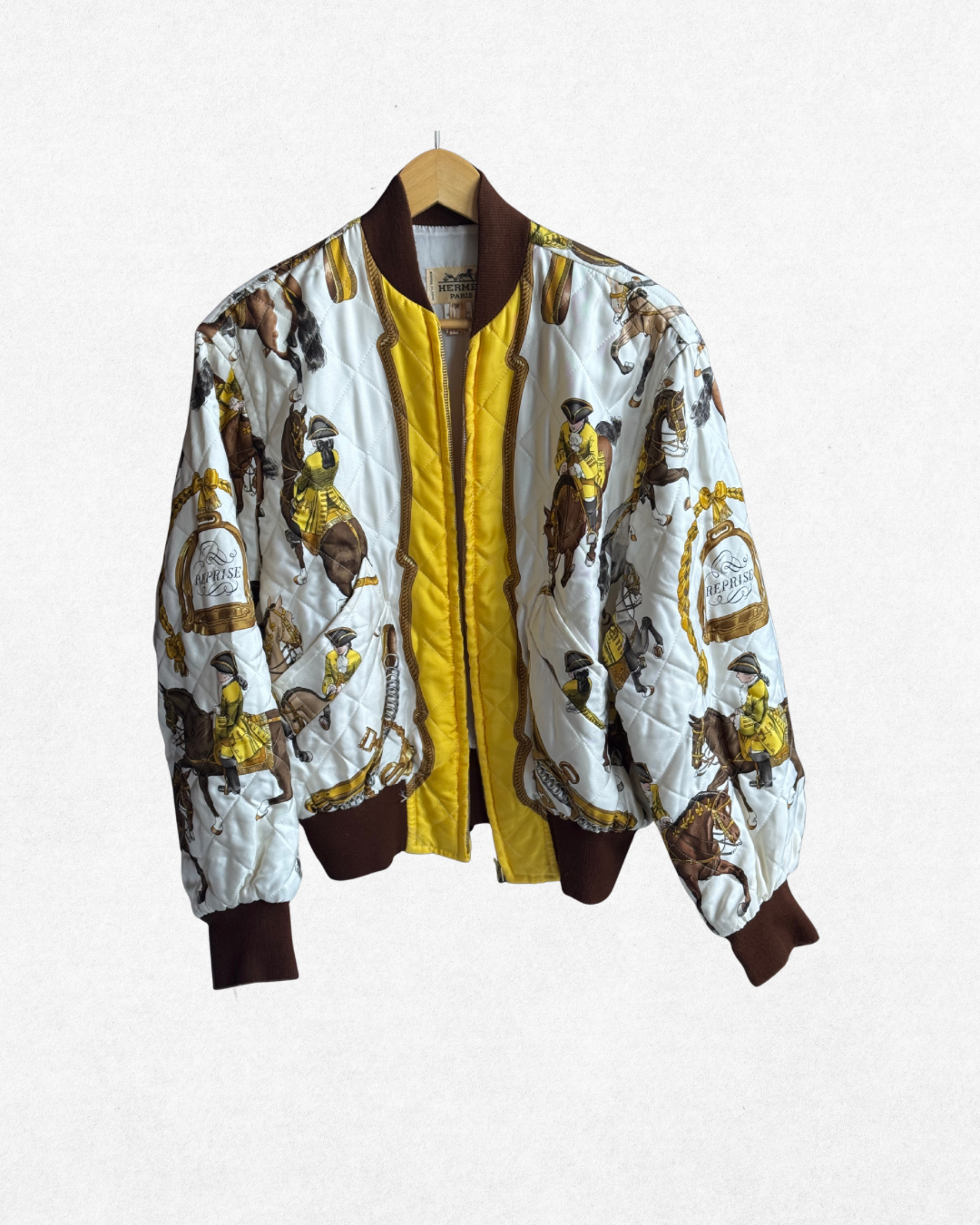 Vintage 1980’s Hermès “Emily In Paris” Padded Blouson REPRISE Jacket