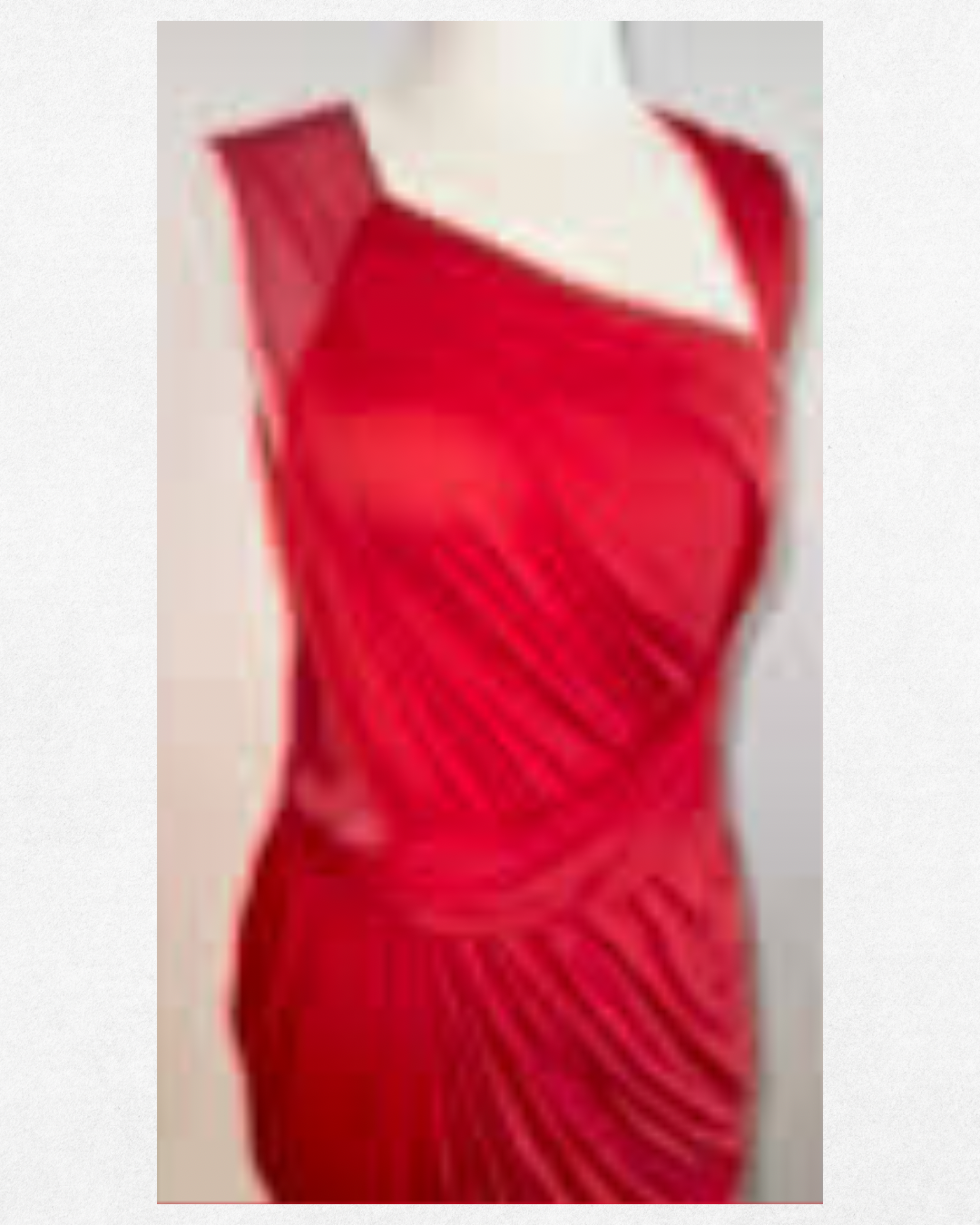 Vintage Fendi by Karl Lagerfeld Coral Draped Dress – Size 42 IT (6/8)