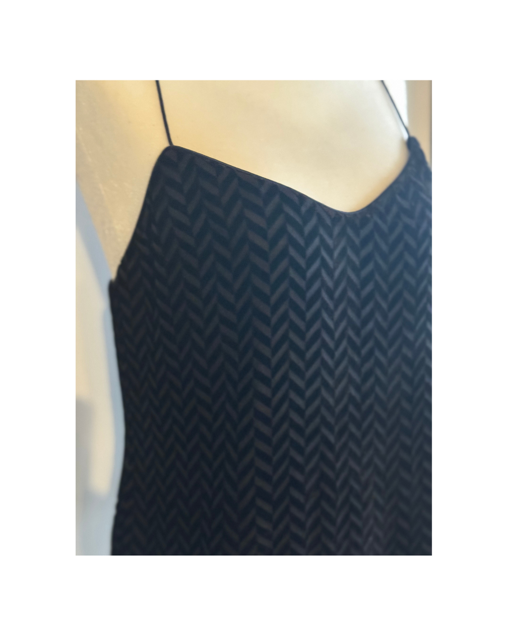 NWT Emanuel Ungaro Velvet Chevron Top Size 8