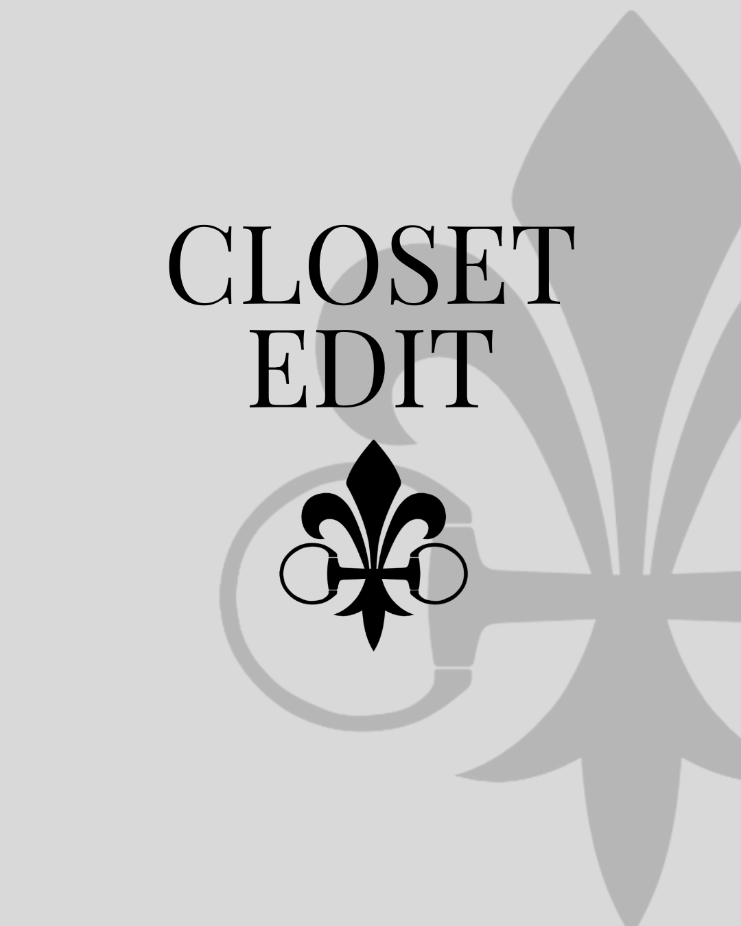 Closet Edit