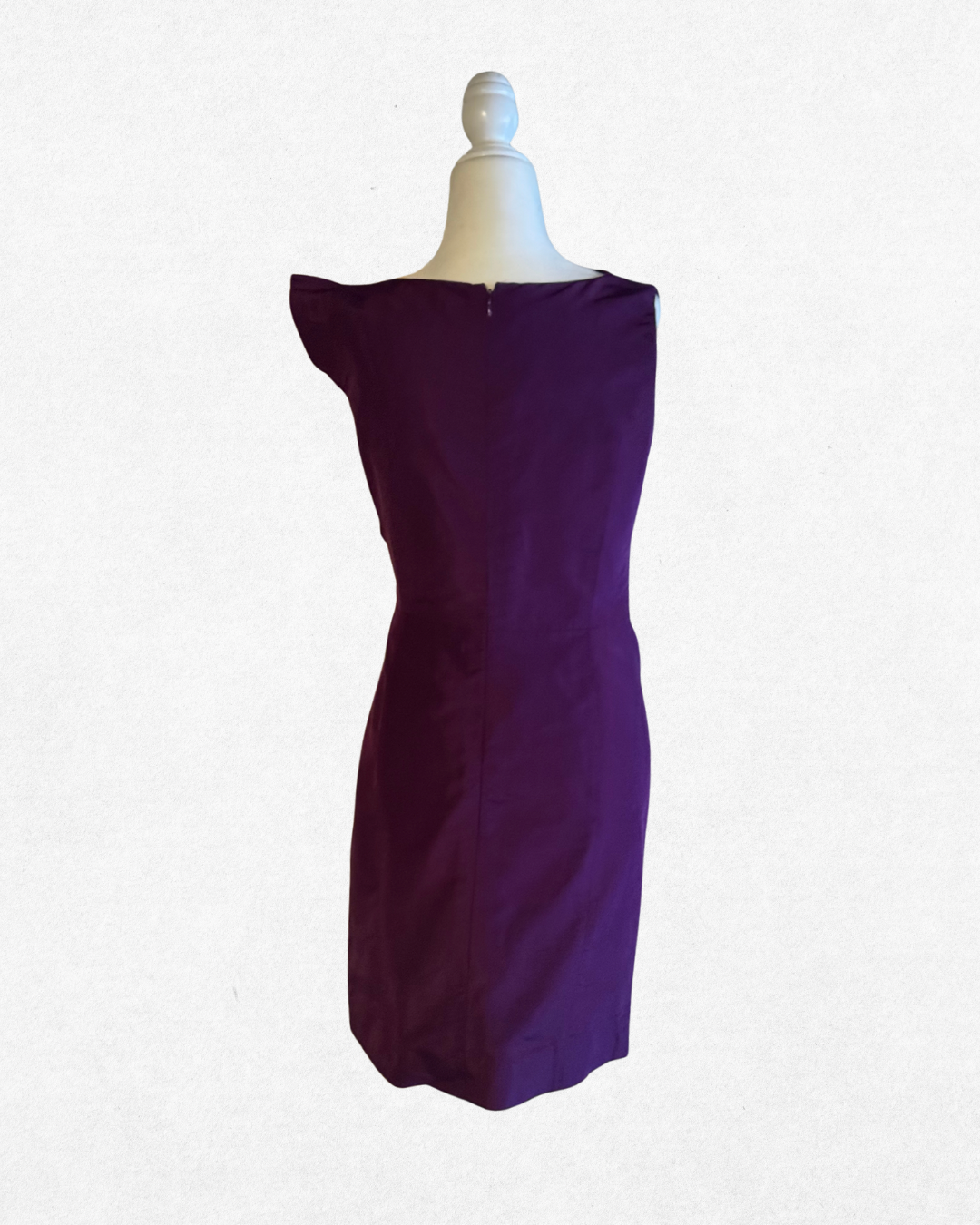 2000s Oscar de la Renta Silk Faille Cocktail Dress size 6