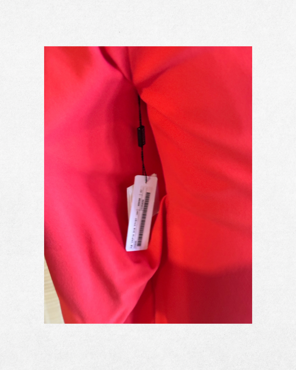 NWT Vionnet Vermilion Red Crepe Overlay Dress size IT 42/US 6-8