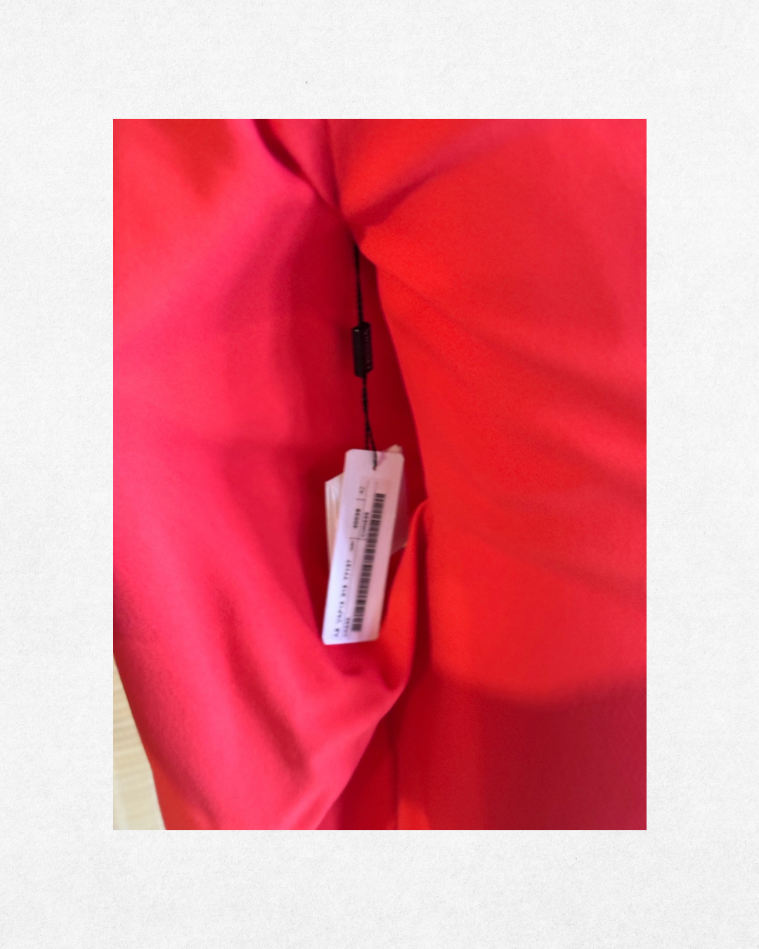 NWT Vionnet Vermilion Red Crepe Overlay Dress size IT 42/US 6-8