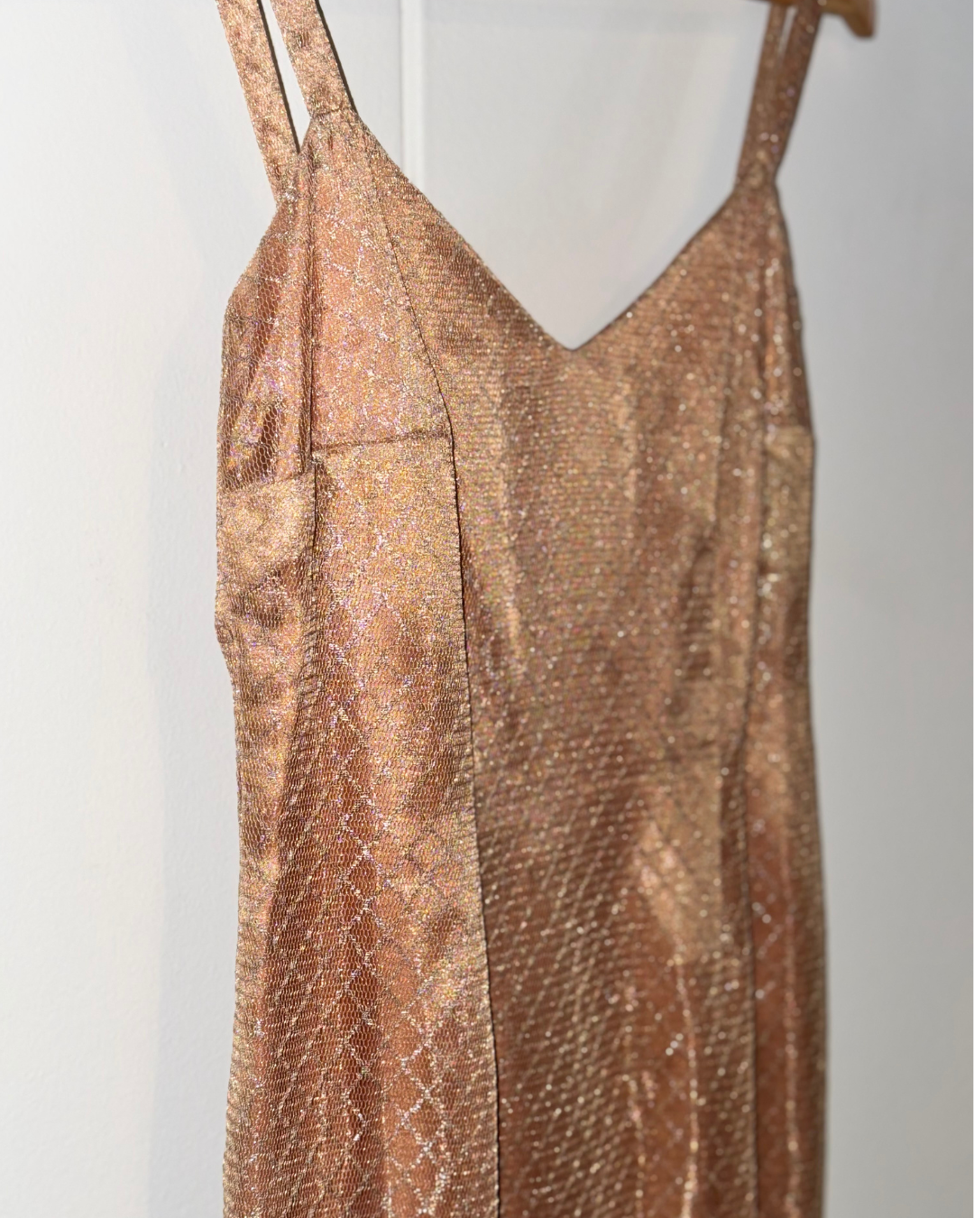 Mackie by Bob Mackie Nude Beaded Mini Dress Size 4