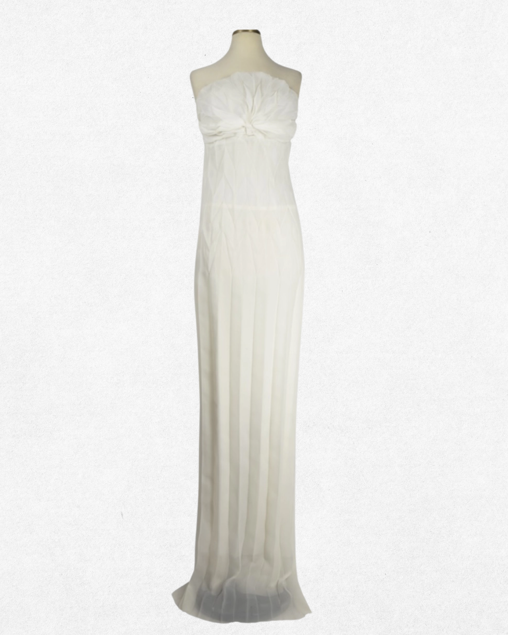Vionnet SS15/16 Silk Strapless Gown – Size 34 FR (US 0/2)