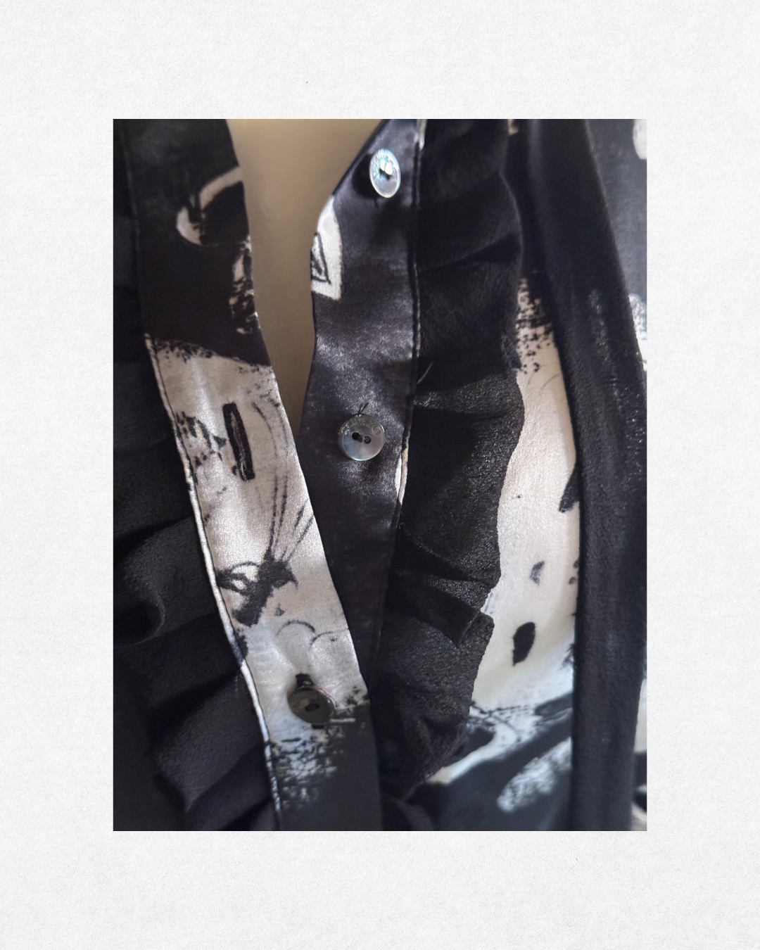 Galliano by John Galliano Abstract Print Silk Dress – 2015 Size 40