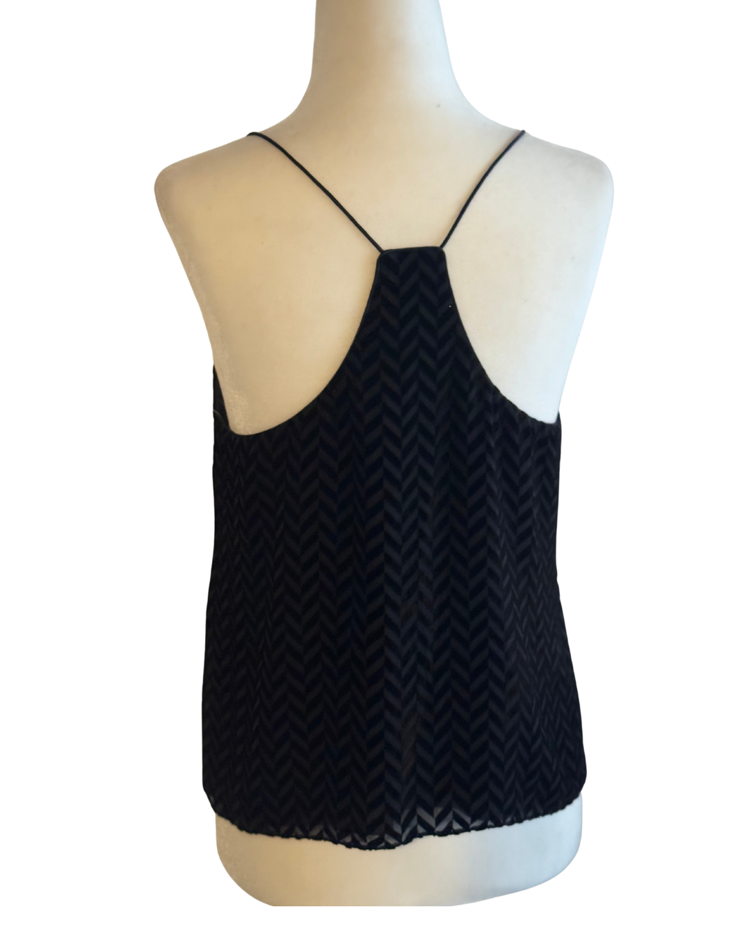 NWT Emanuel Ungaro Velvet Chevron Top Size 8
