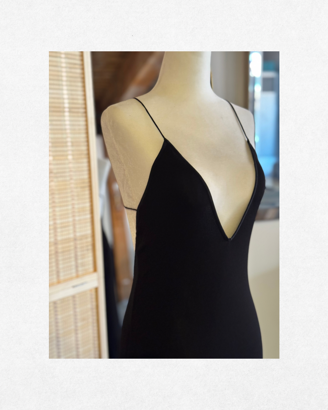 Dreamy Vionnet Black Crepe Backless Gown Size 40 IT