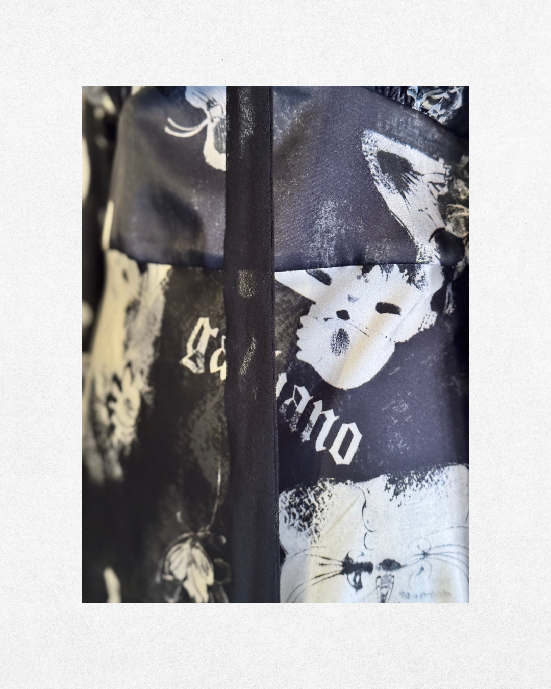 Galliano by John Galliano Abstract Print Silk Dress – 2015 Size 40