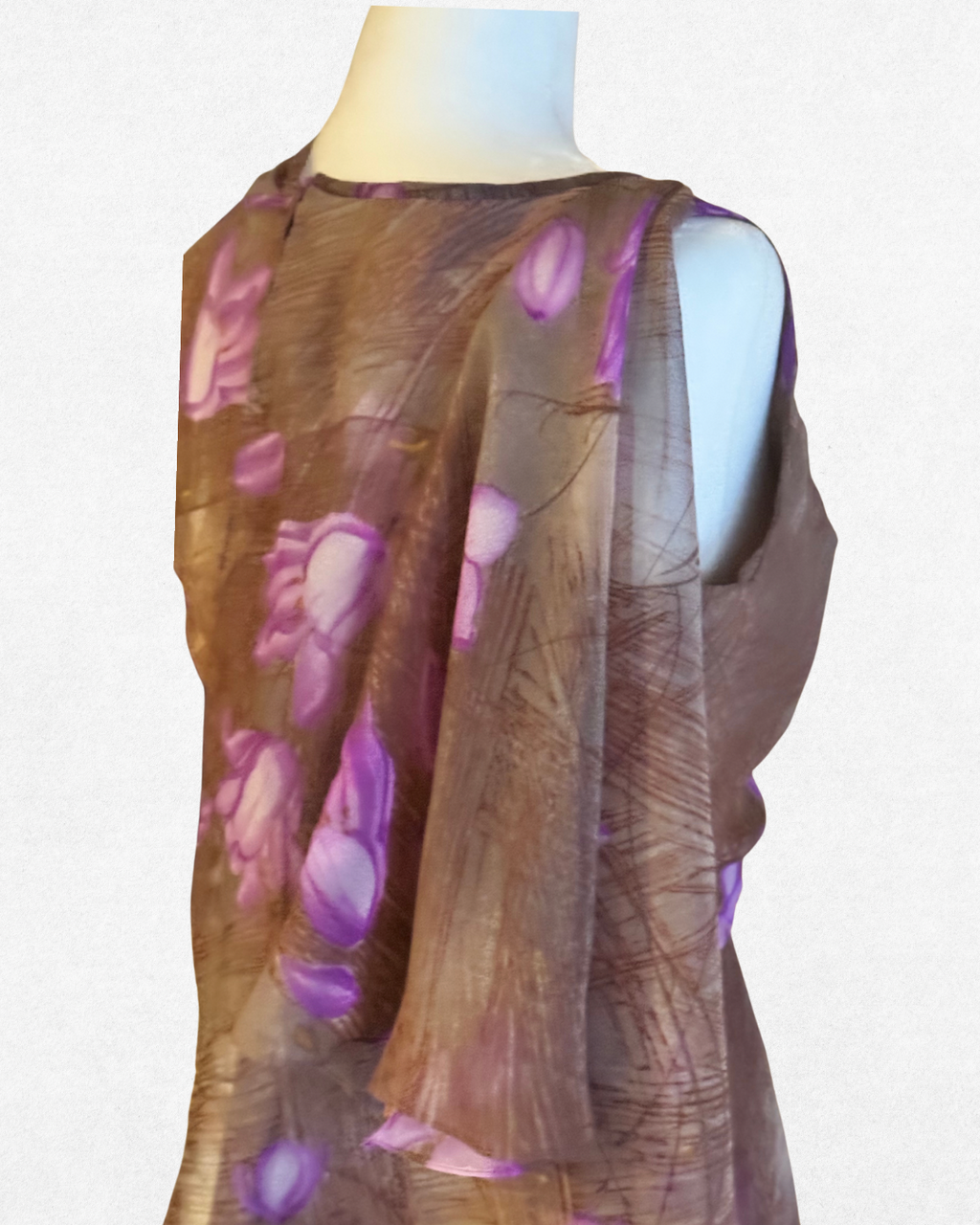 One of a kind: Mr. Blackwell Custom Floral Chiffon Gown