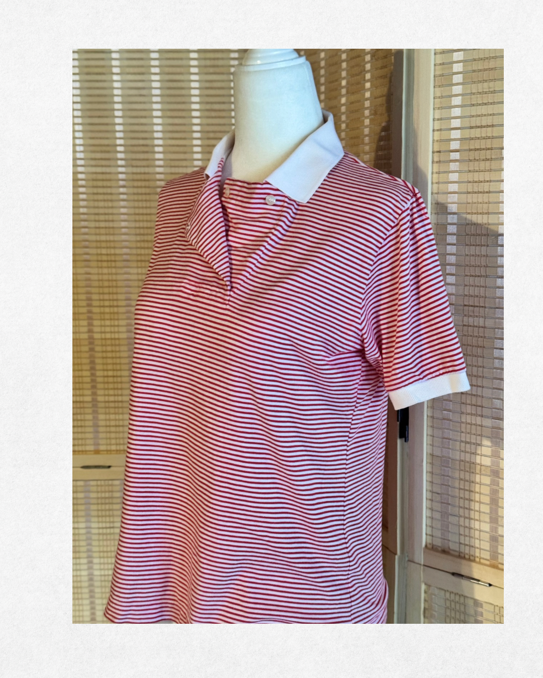 Vintage Christian Dior "Actifs" Cotton Polo Shirt Size M