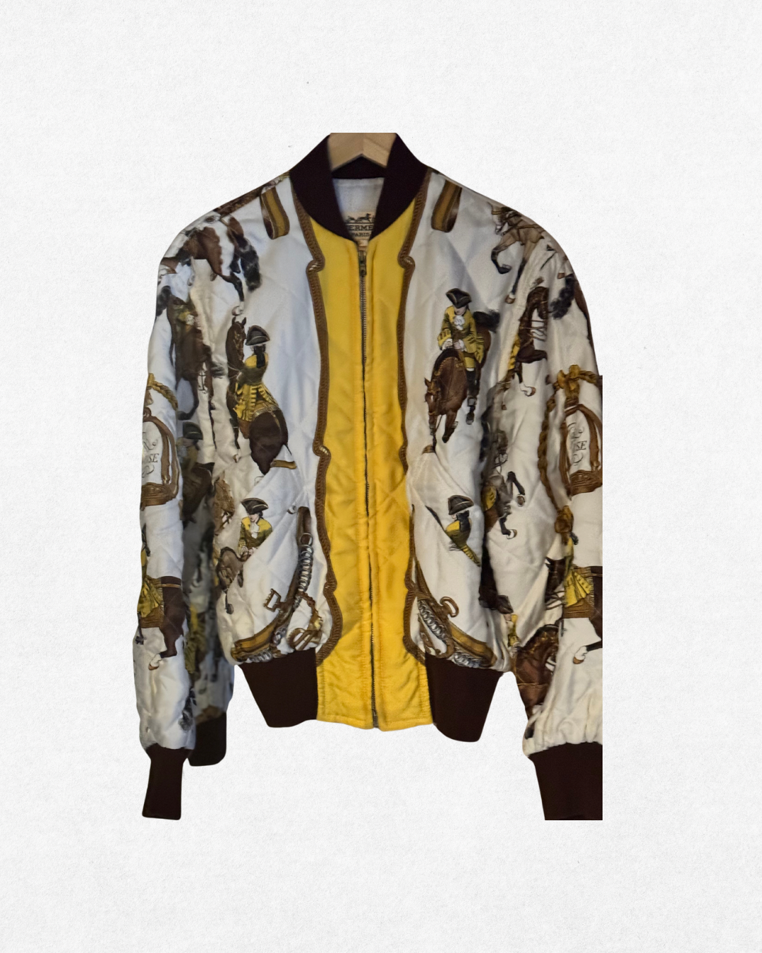 Vintage 1980’s Hermès “Emily In Paris” Padded Blouson REPRISE Jacket