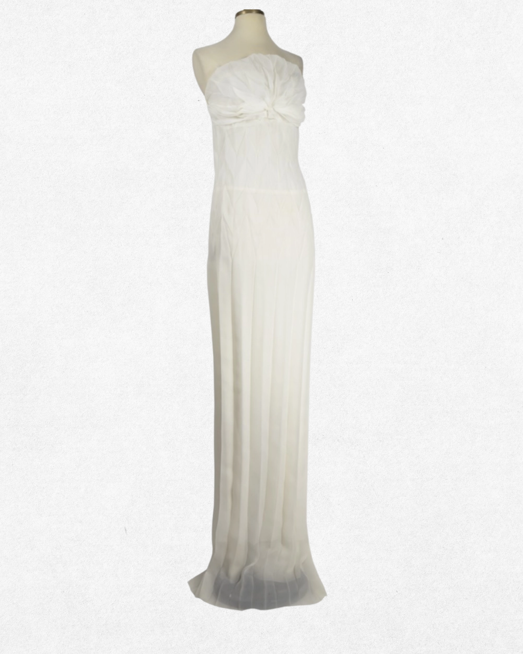 Vionnet SS15/16 Silk Strapless Gown – Size 34 FR (US 0/2)