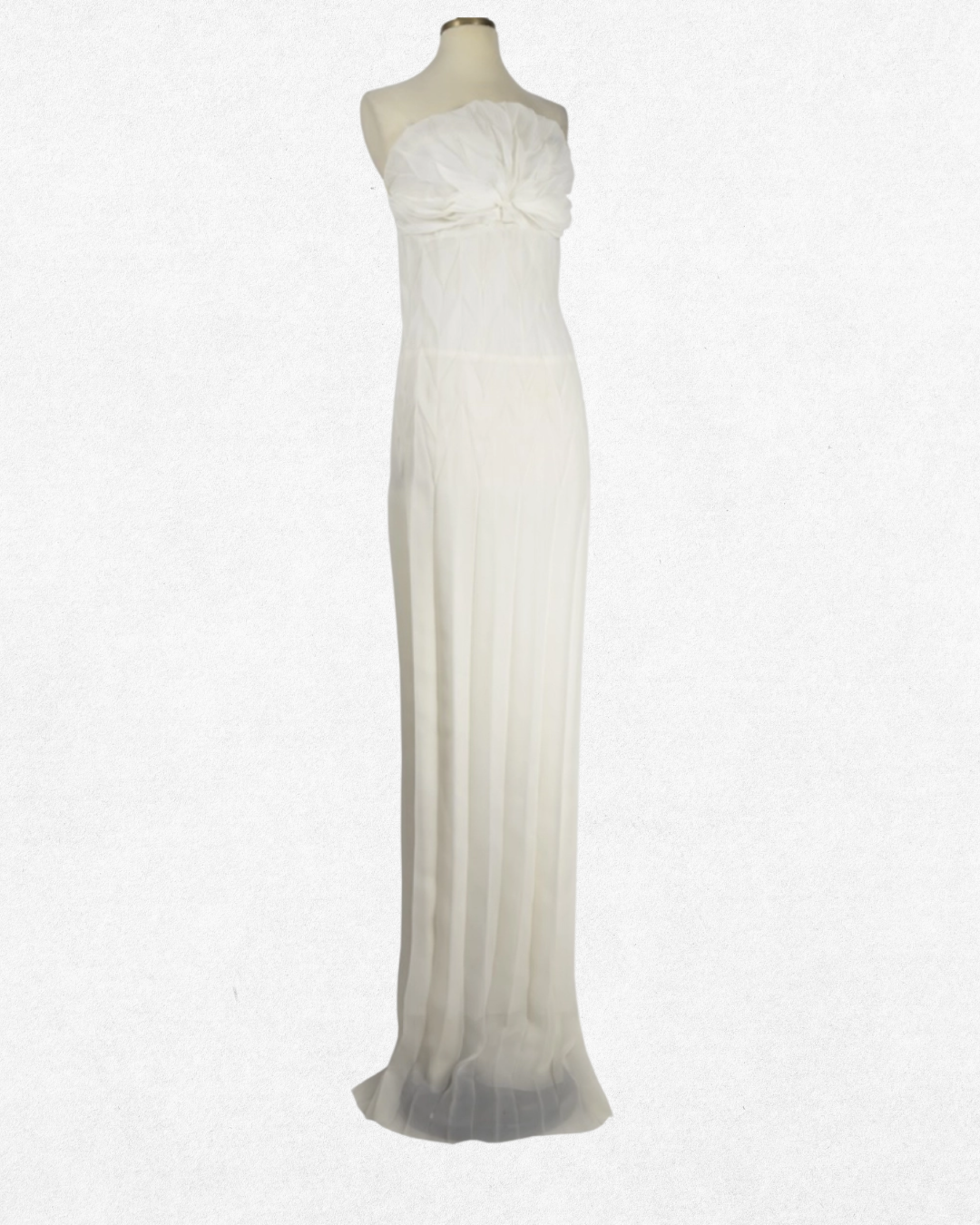 Vionnet SS15/16 Silk Strapless Gown – Size 34 FR (US 0/2)
