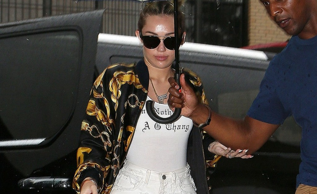 1980’s Vintage Chanel Chain-Print Satin Bomber Jacket