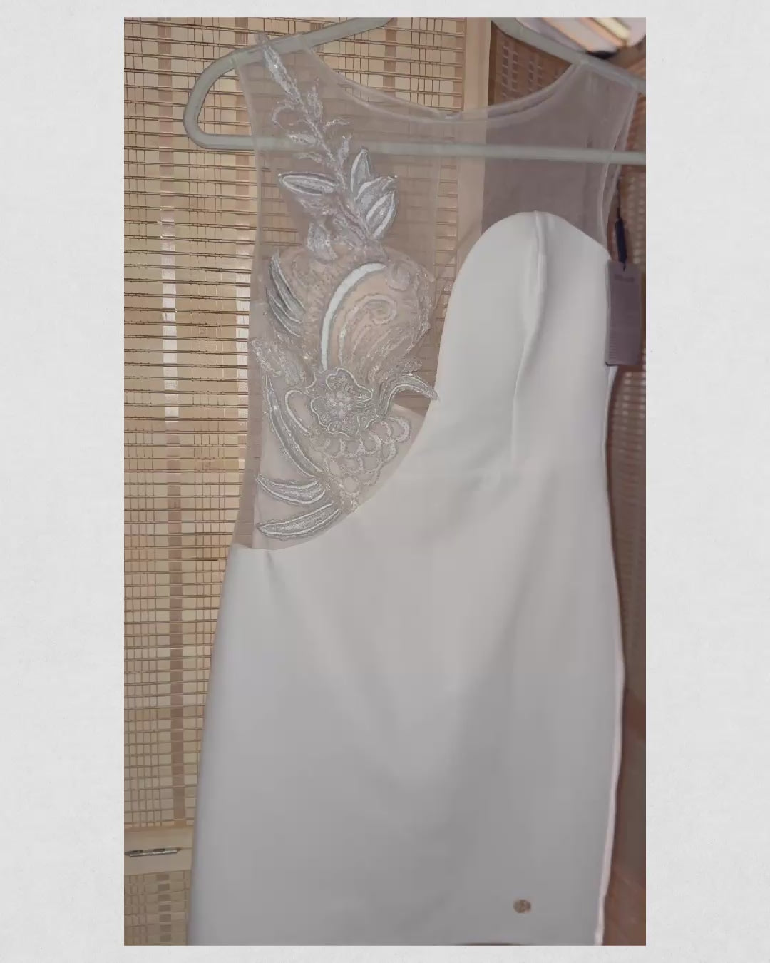 Vintage 2000’s Roberto Cavalli One-Shoulder Embellished Mini Dress – Size 40 (IT)/S