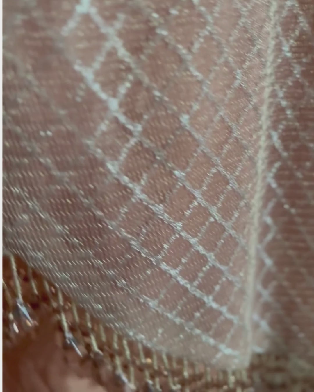 Mackie by Bob Mackie Nude Beaded Mini Dress Size 4
