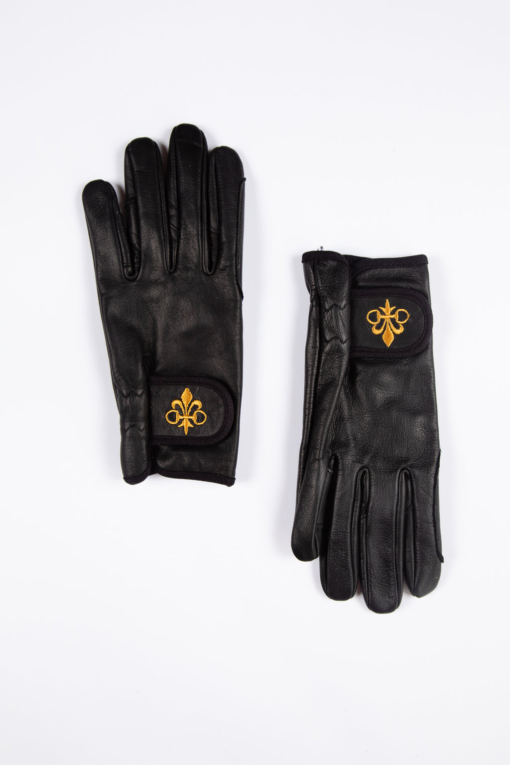 The Classic Riding Gloves - Black & Gold
