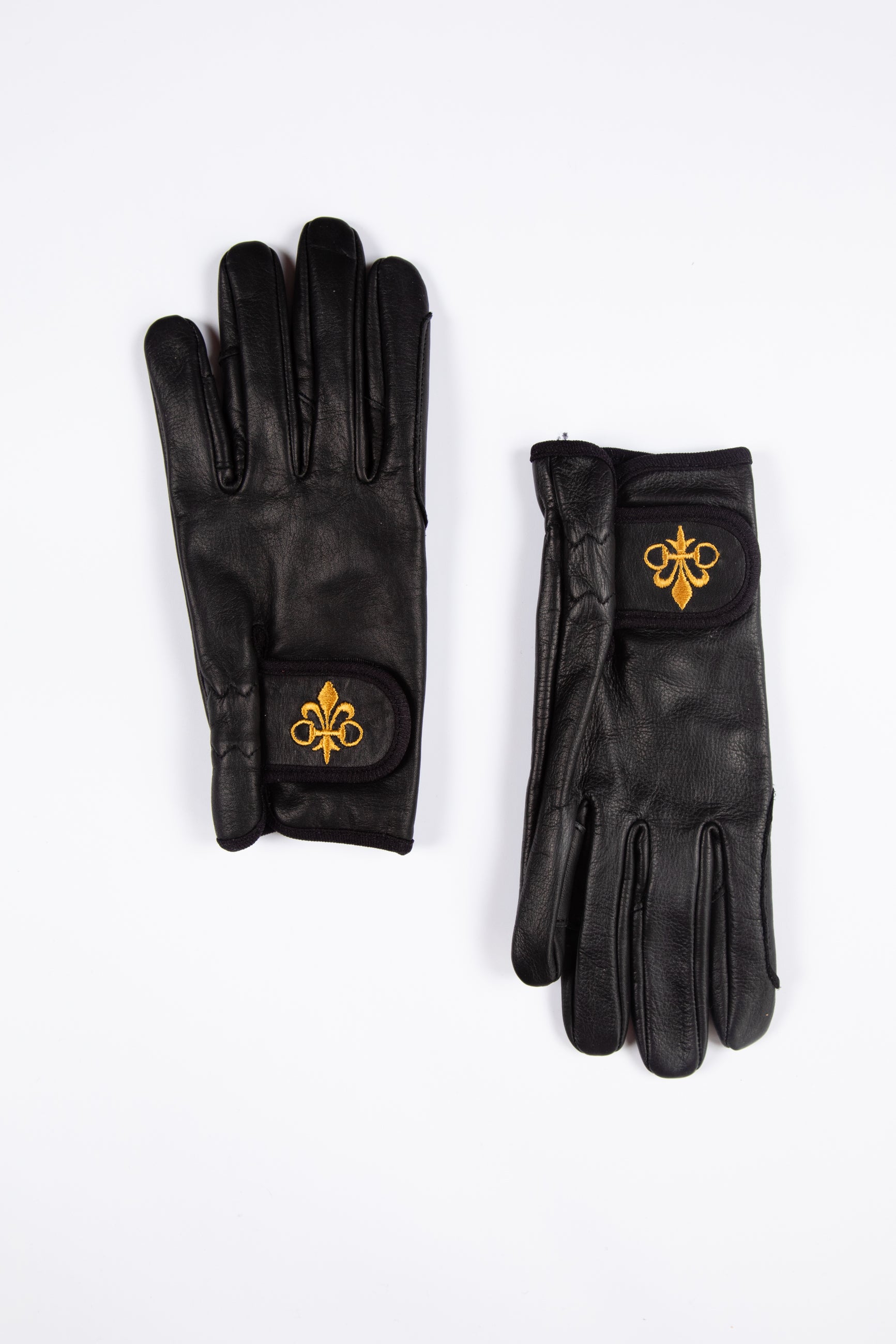 The Classic Riding Gloves - Black & Gold