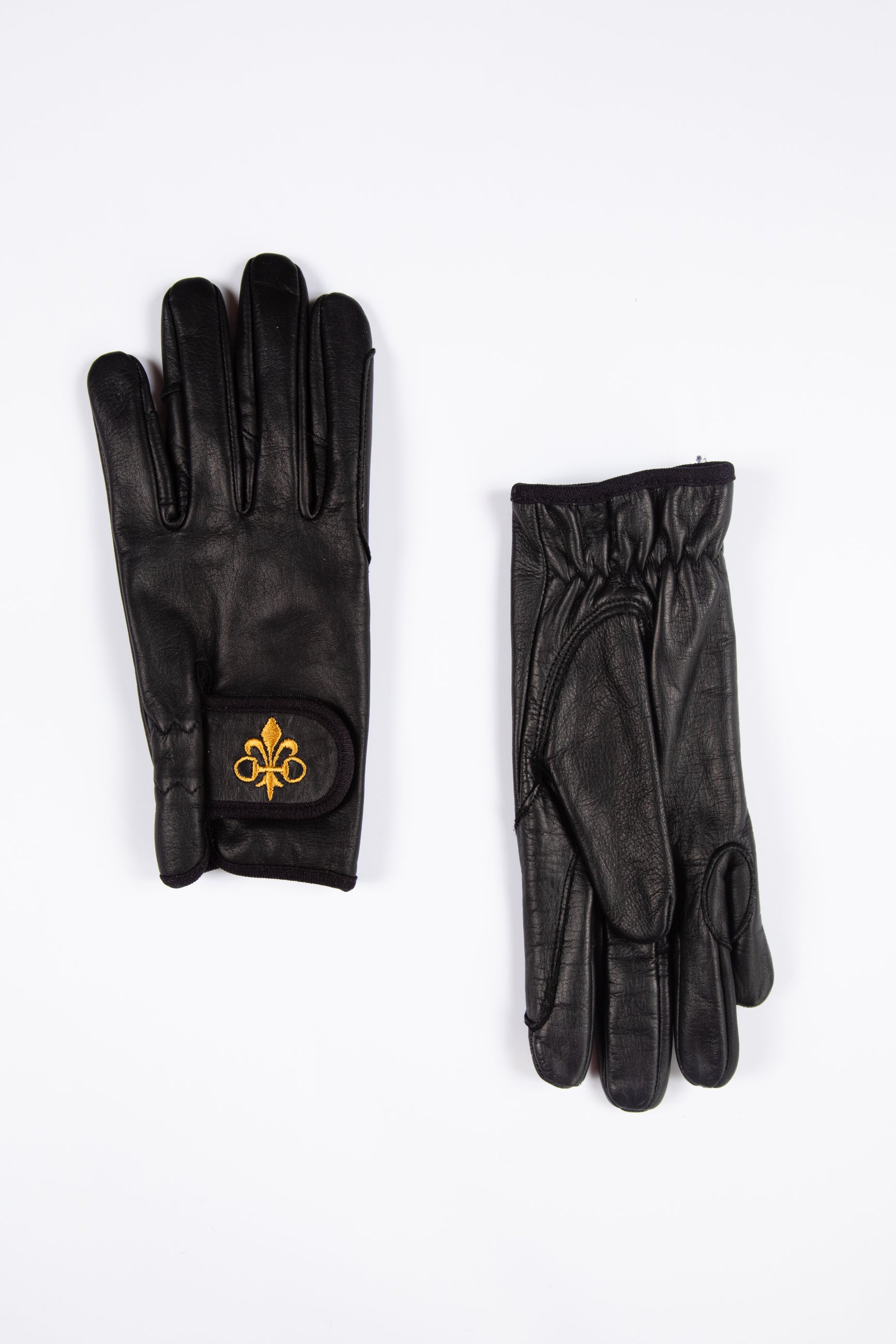 The Classic Riding Gloves - Black & Gold