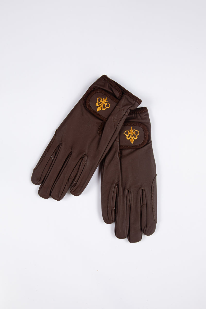 The Classic Riding Gloves - Chocolate