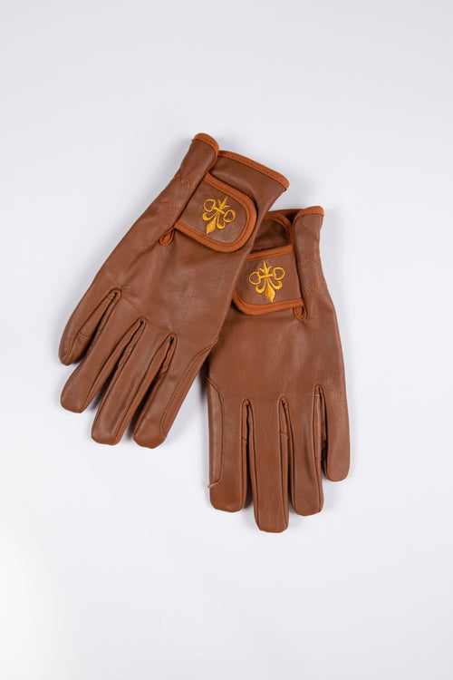 The Classic Riding Gloves - Camel