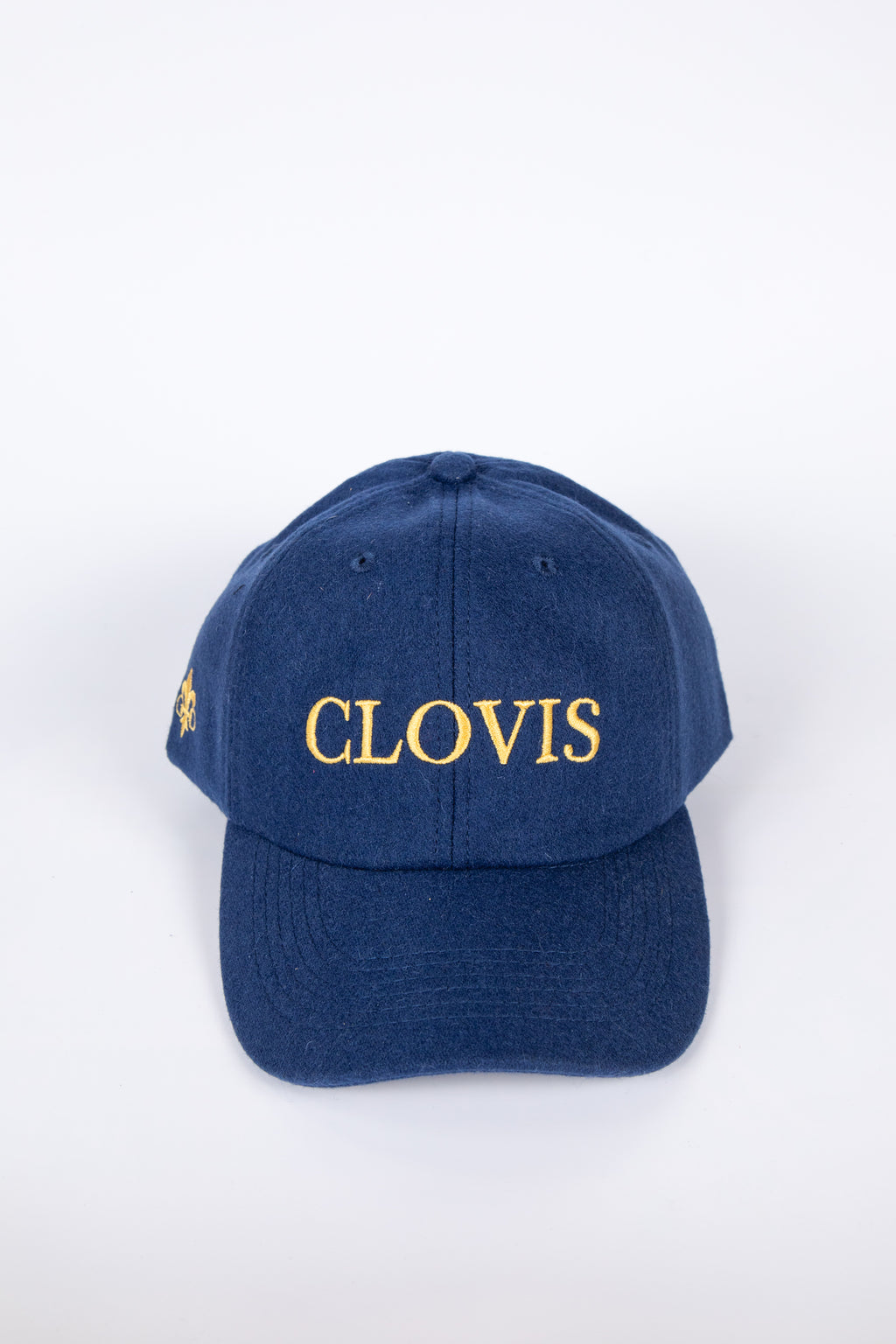 King Clovis Wool Dad Hat - Classic Blue