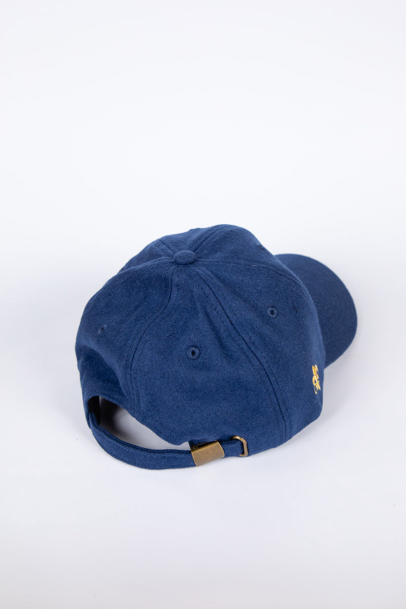 King Clovis Wool Dad Hat - Classic Blue