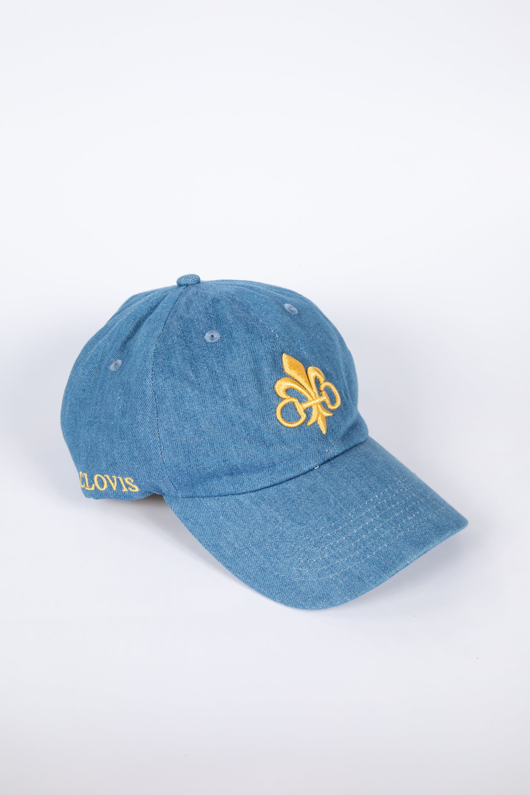 King Clovis Denim Dad Hat - Bleu