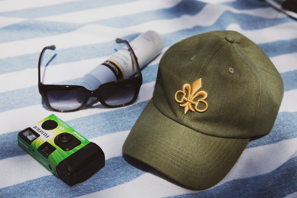 King Clovis Denim Dad Hat - Vert