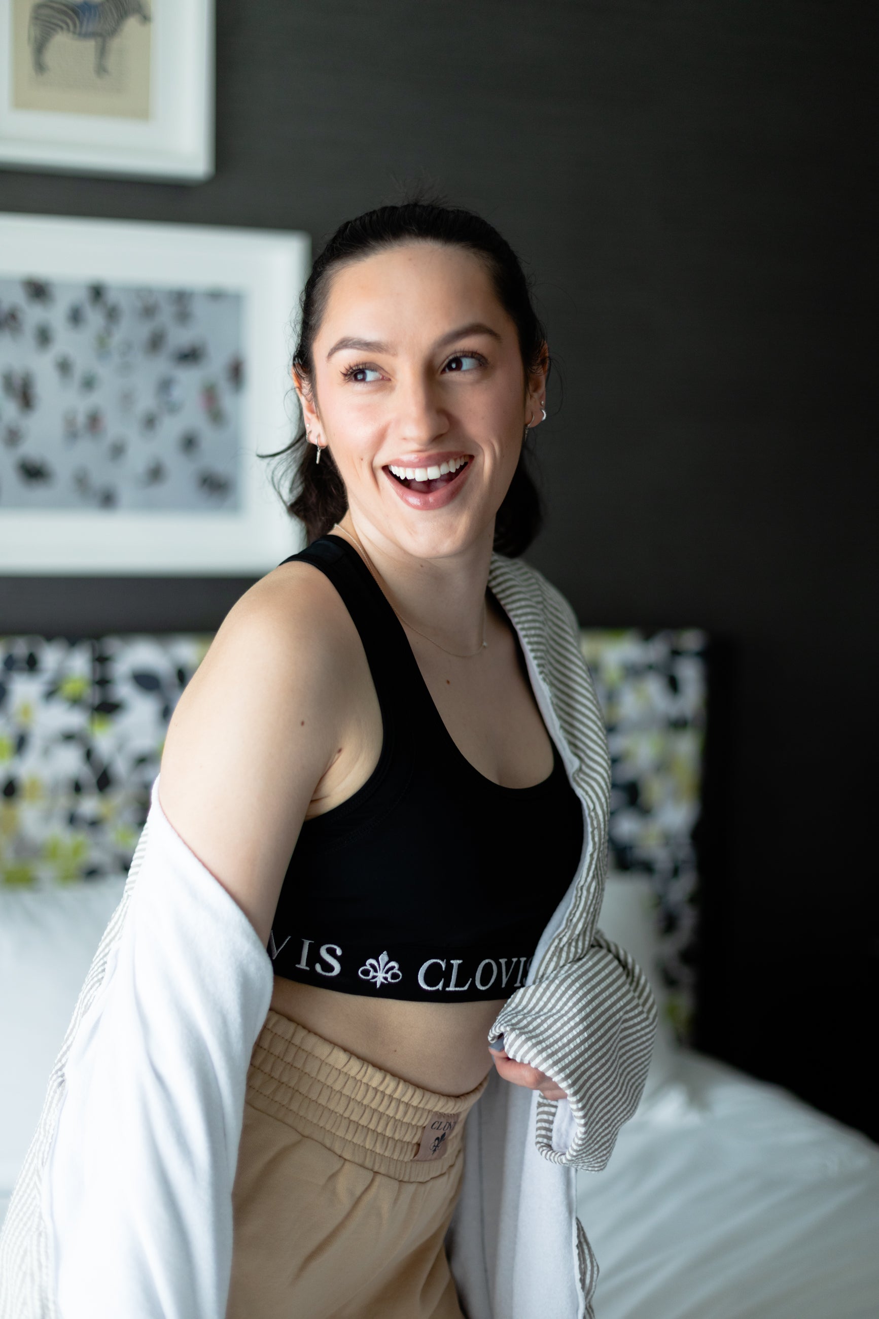 Clovis Lounge Sports Bralette