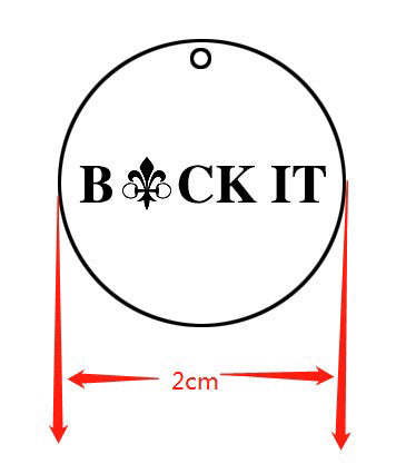 The 18k B*CK IT Necklace